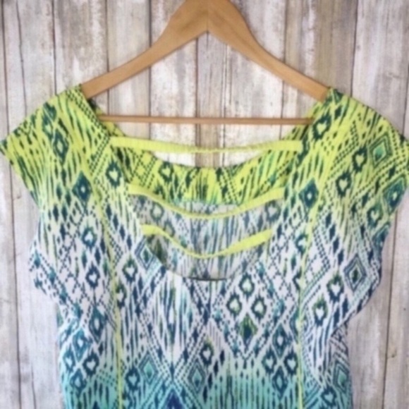 American Eagle Ombré High Low Blouse - Picture 3 of 5